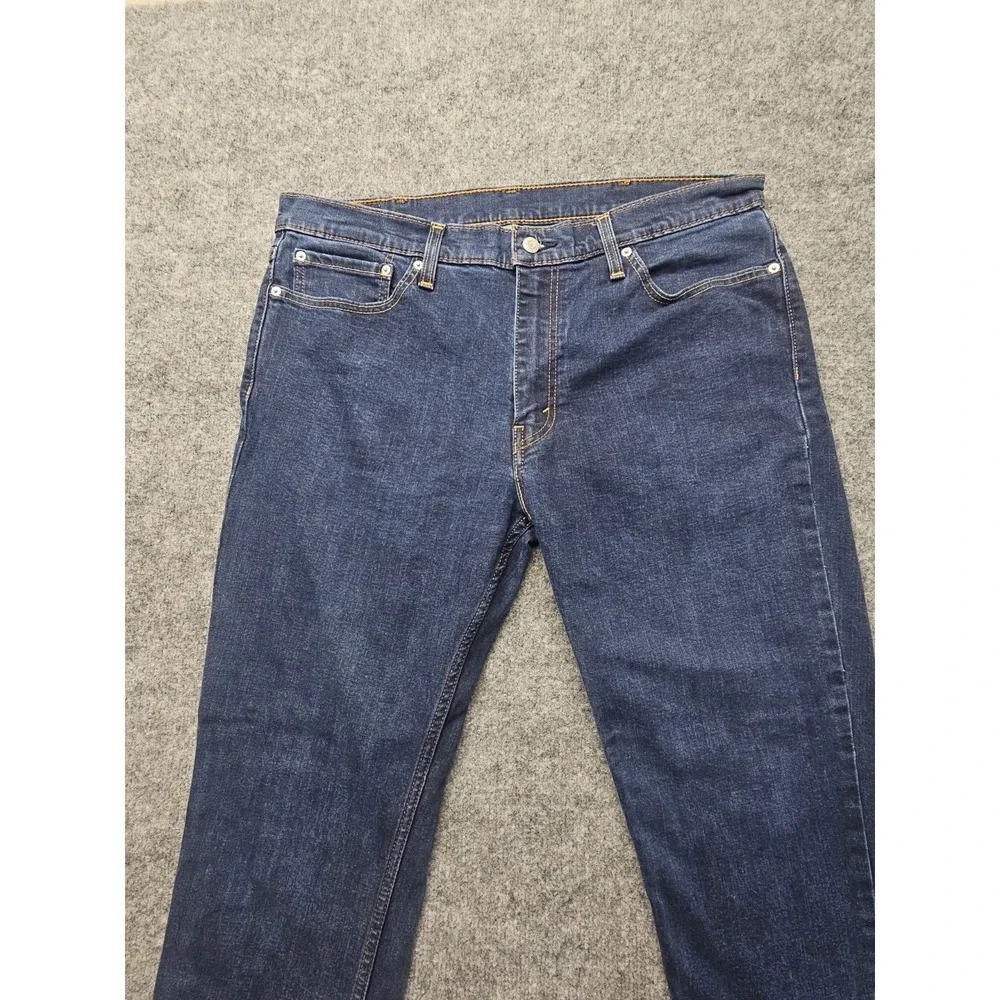 Levis 511 Slim Fit Mens Jeans 38x32(38x31) Dark Wash Blue Stretch Denim